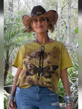 NEW Jaded Gypsy Moon Dance Tee - Evening Stop